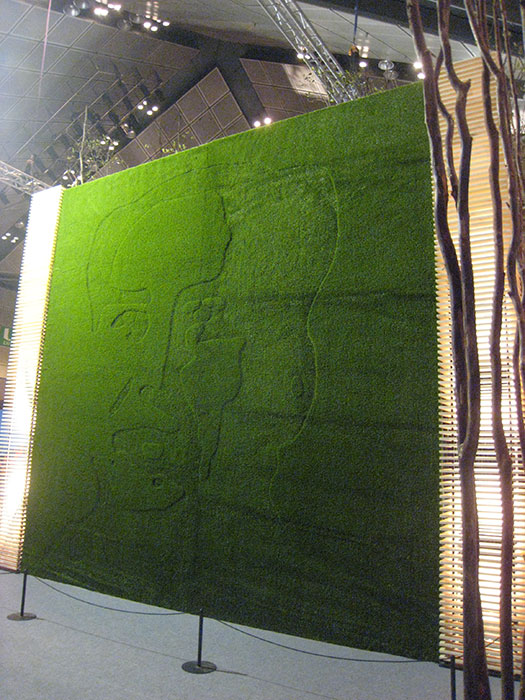 Artificial Grass Wall Art at Mao